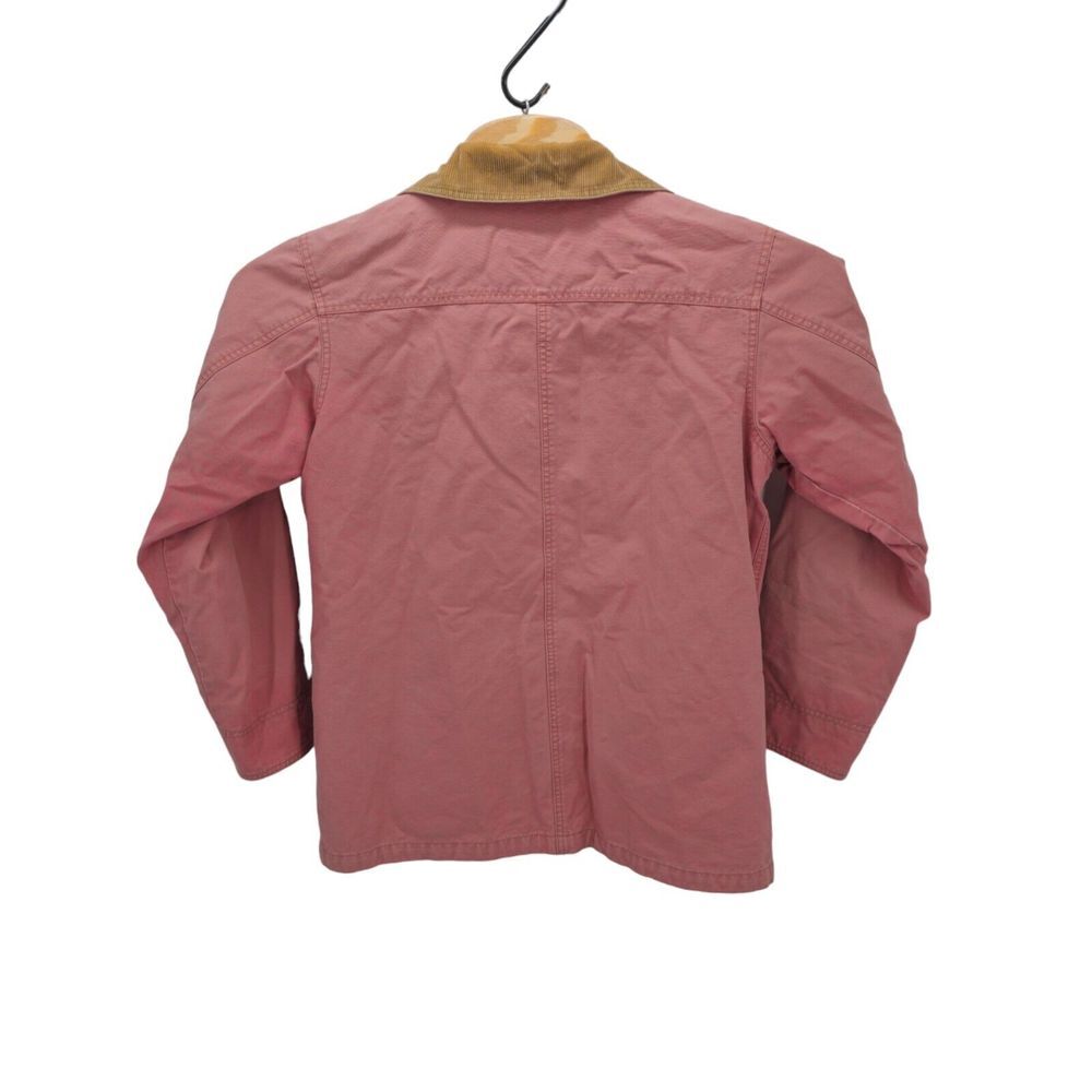 VTG LL Bean Chore Barn Field Coat Jacket Womens Medium Rose Pink 0 WY22 90s Coat - Picture 5 of 12